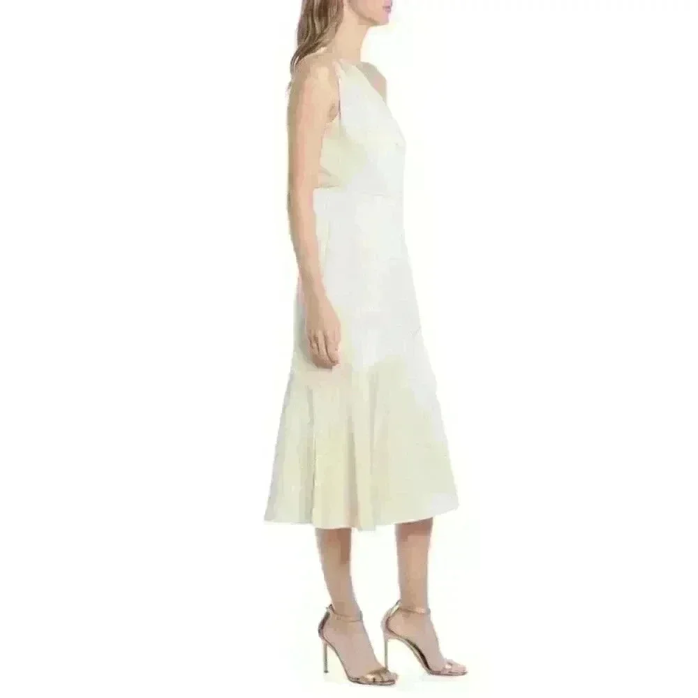 NEW! Sam Edelman Women's 6 One-shoulder Satin Midi Dress NWT $128 - Picture 4 of 4